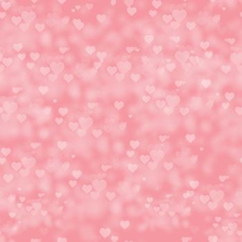 VORBESTELLUNG Jersey Allover Bokeh Hearts- Peach